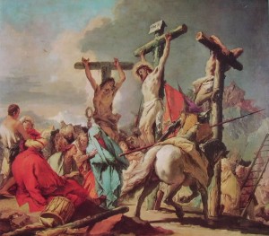 Tiepolo: La crocifissione